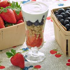 Parfait de arándanos