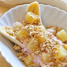 Banana split para el desayuno