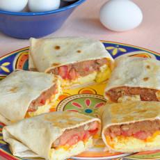Burritos de desayuno