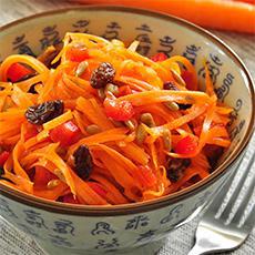 Ensalada de zanahoria y jengibre