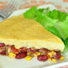 Pastel de polenta con queso
