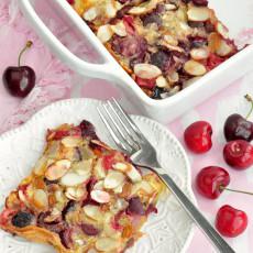 Panqueques esponjosos de cereza