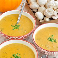 Sopa de calabaza al curry
