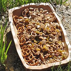 Mezcla de cereales y frutos secos hecha en casa