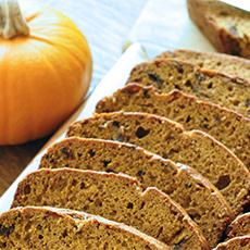 Pan de calabaza bajo en grasa