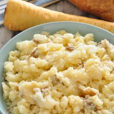 Puré de apio de campo y papas