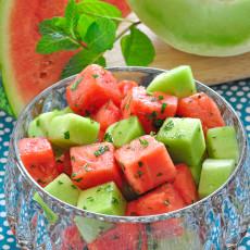 Melón y menta