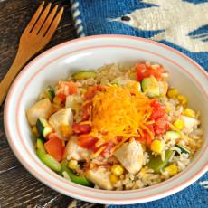 Tazón de arroz al estilo del suroeste