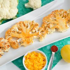 Filetes de coliflor rostizados