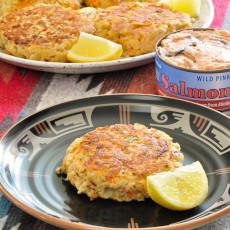 Hamburguesas de salmón