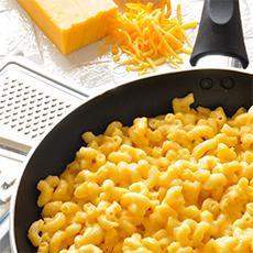 Cacerola de macarrones con queso