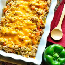 Cazuela de arroz picante