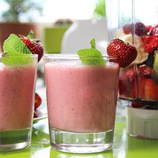 Batido de frutas veraniego