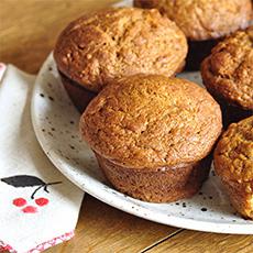 Muffins de camote y naranja