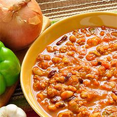 Chili de pavo y calabaza