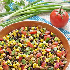 Ensalada vaquera vegetariana