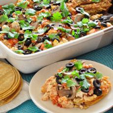 Enchiladas vegetarianas de tofu