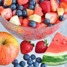 Ensalada de frutas y sandía