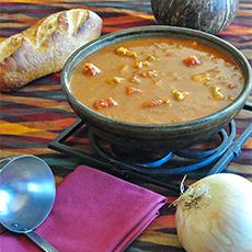 Sopa de maní de África occidental