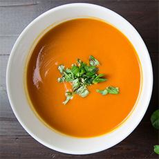 Sabrosa sopa de tomate